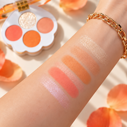 Whitening And Easy Coloring Eye Shadow Quad Plate